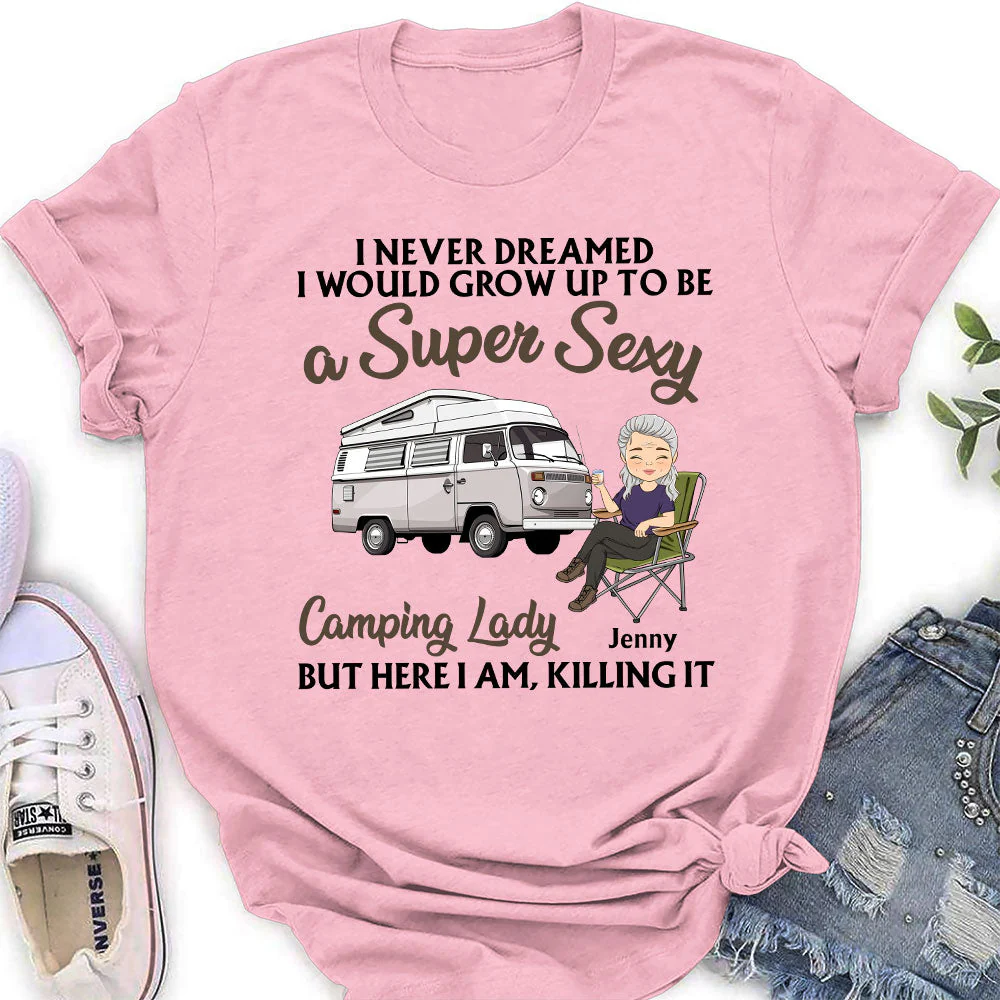 Never Dreamed - Personalized Custom Women's T-shirt - Image 4
