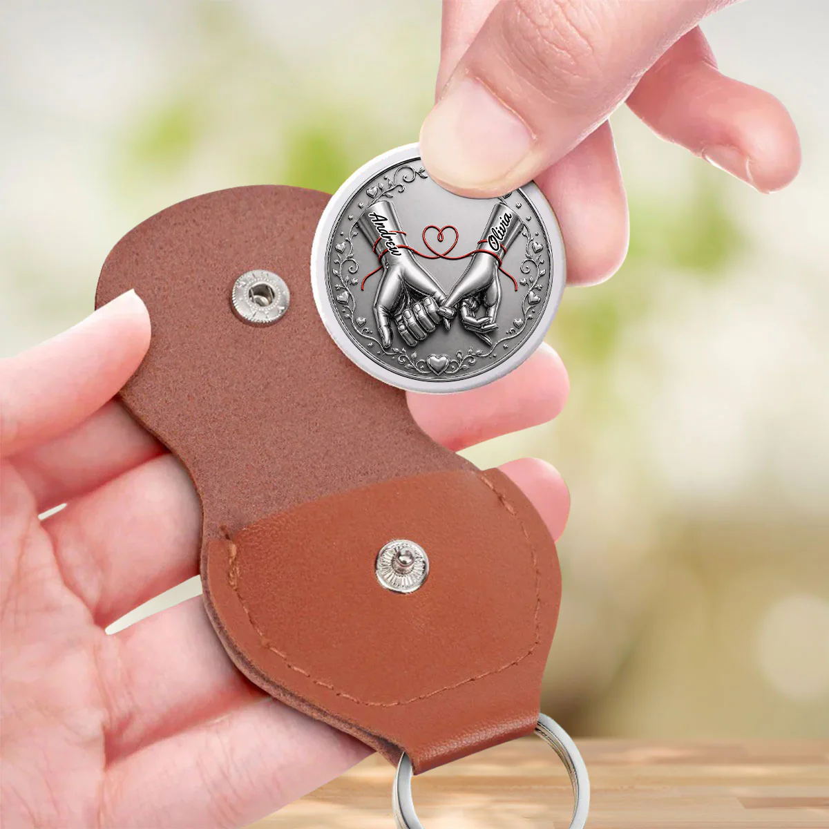 Never Find Words Beautiful Enough - Personalized Custom Pocket Hug - Image 4