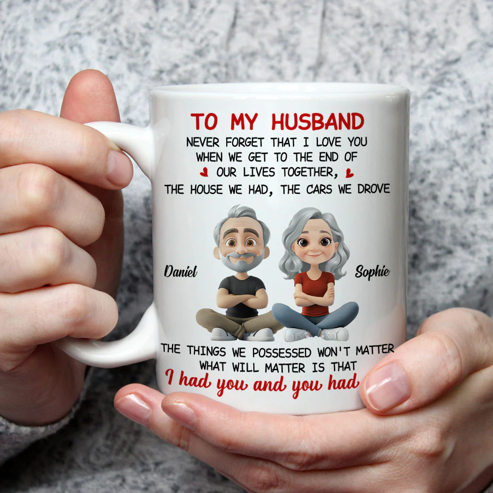 Never Forget I Love You - Personalized Custom Coffee Mug - Image 4