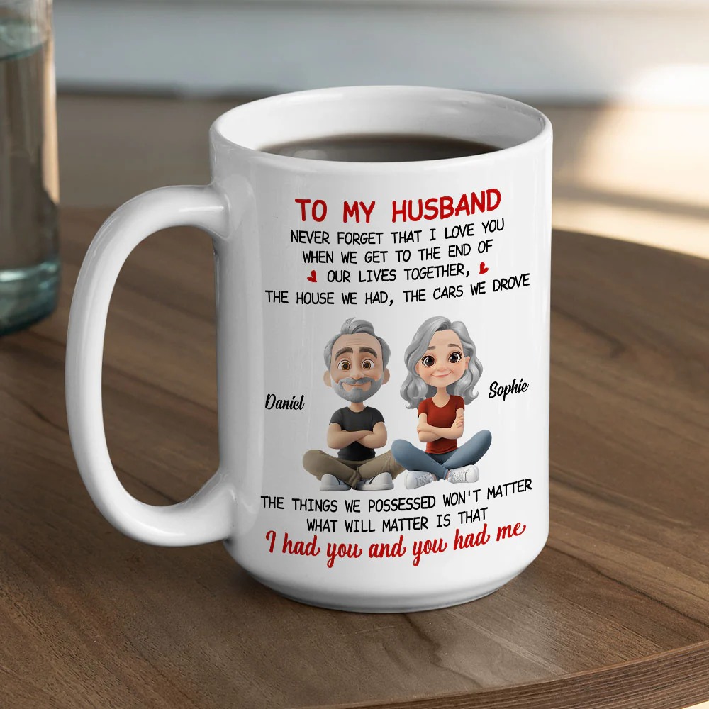 Never Forget I Love You - Personalized Custom Coffee Mug - Image 5