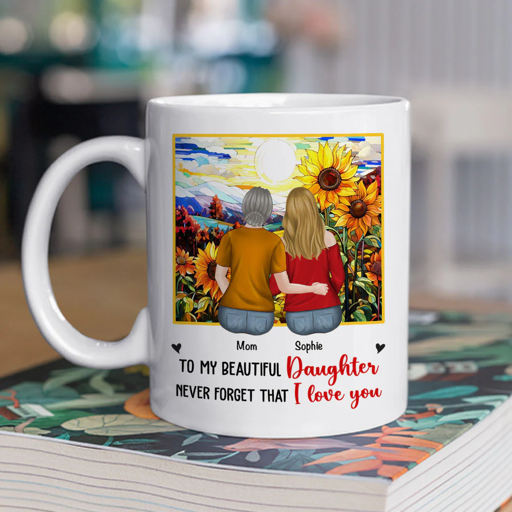 Never Forget I Love You - Personalized Custom Coffee Mug - Image 2
