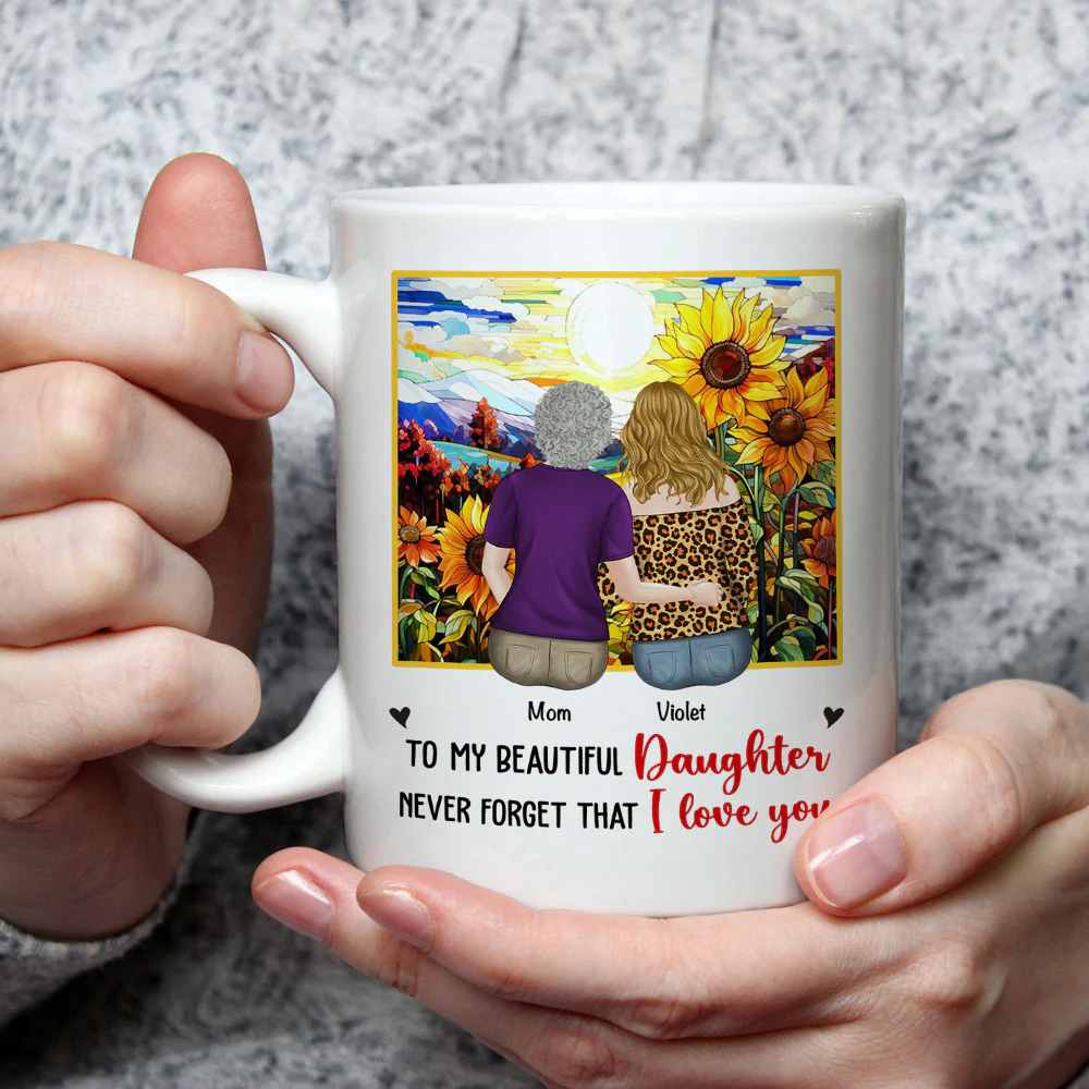 Never Forget I Love You - Personalized Custom Coffee Mug - Image 3