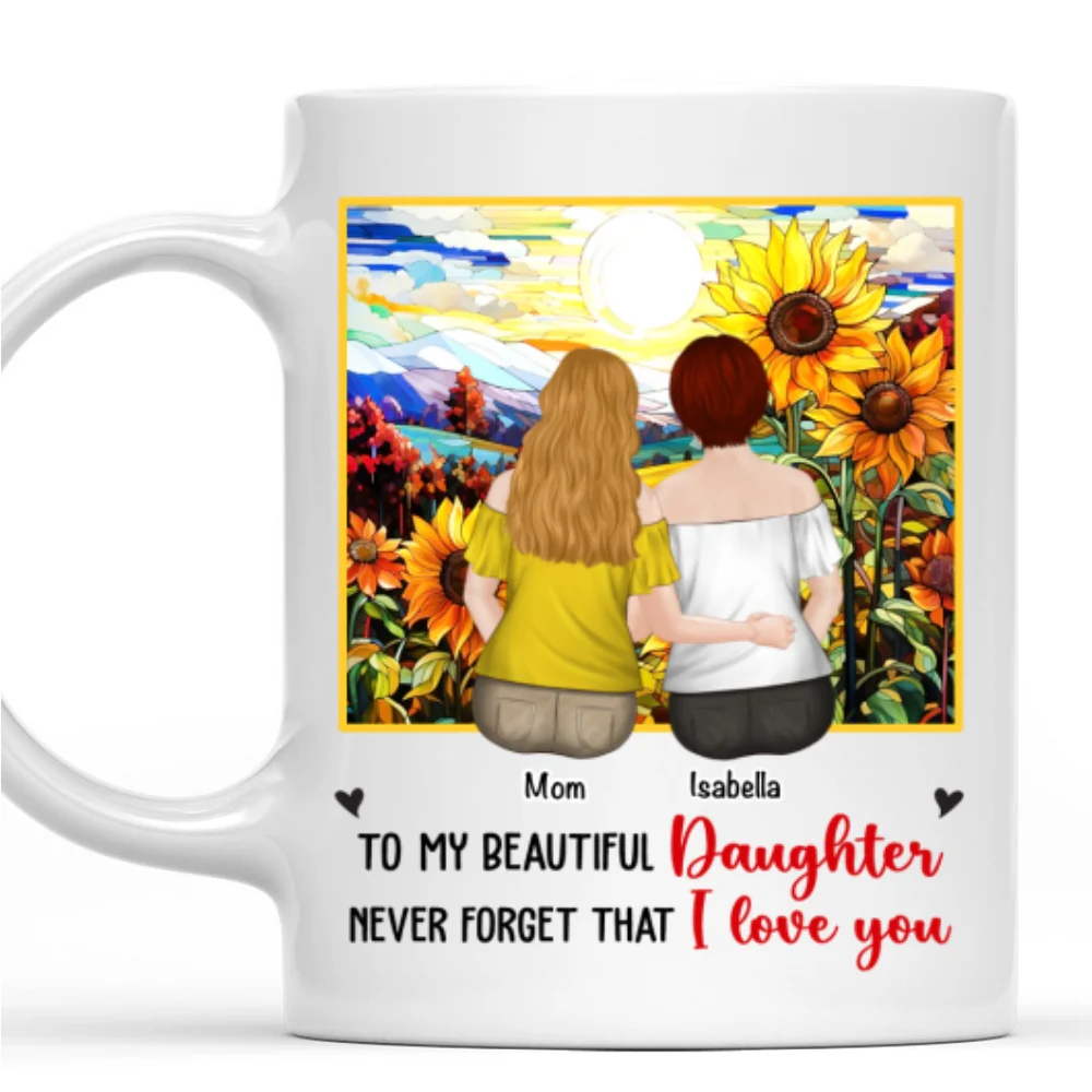 Never Forget I Love You - Personalized Custom Coffee Mug - Image 6