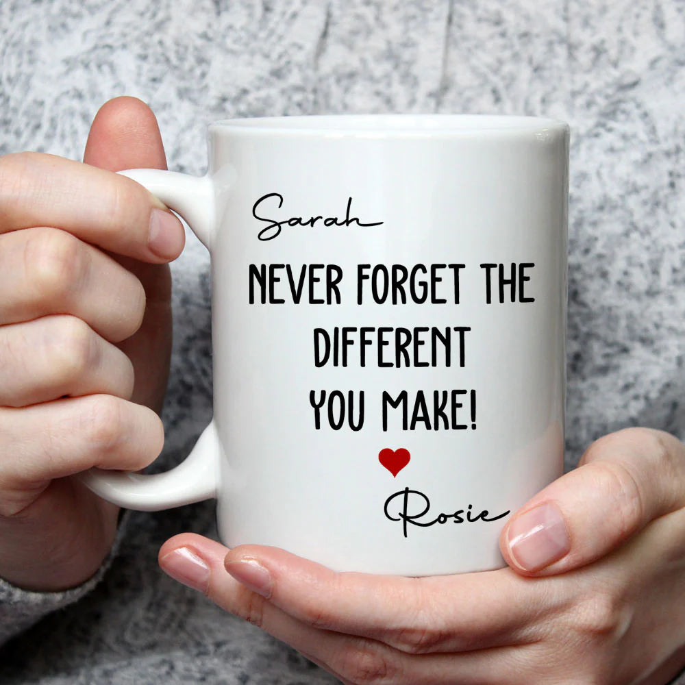 Never Forget - Personalized Custom Coffee Mug - Image 4