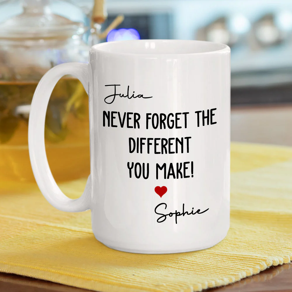 Never Forget - Personalized Custom Coffee Mug - Image 5