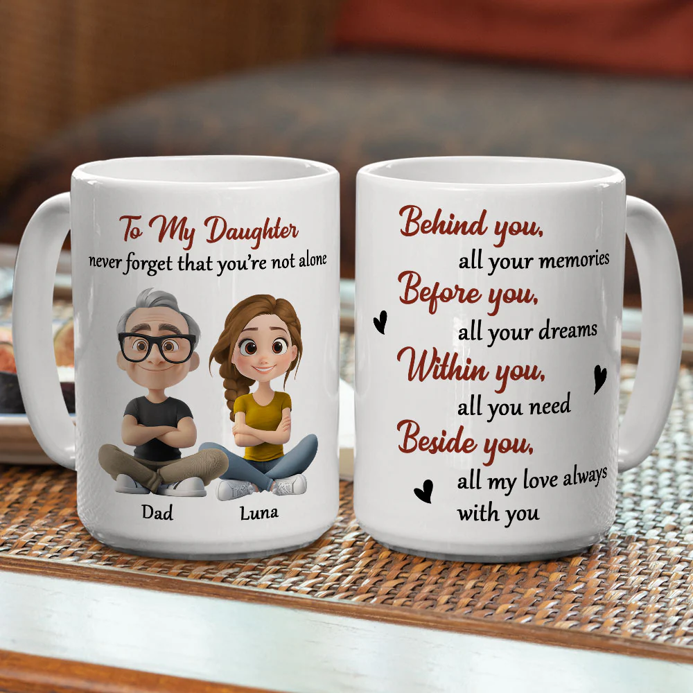 Never Forget That I Am Here - Personalized Custom Coffee Mug - Image 5