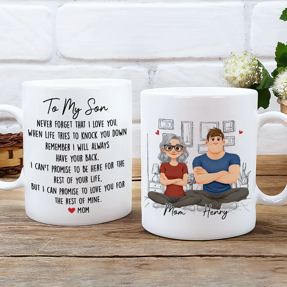 Never Forget That I Love You - Personalized Custom Coffee Mug - Image 3