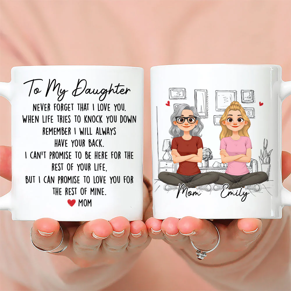 Never Forget That I Love You - Personalized Custom Coffee Mug - Image 4