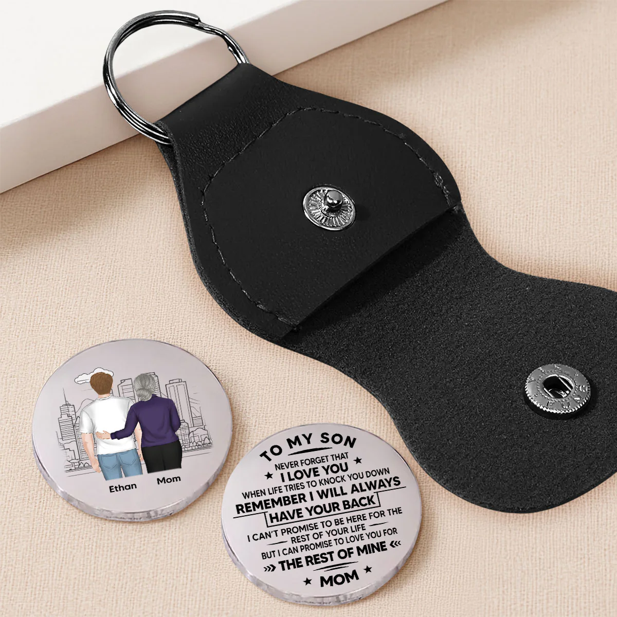 Never Forget That I Love You - Personalized Custom Pocket Hug - Image 2