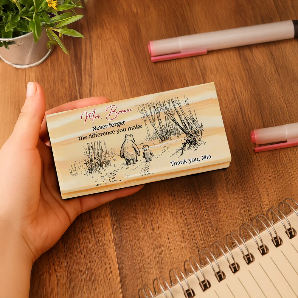 Never Forget The Difference You Make - Personalized Custom Whiteboard Eraser - Image 5