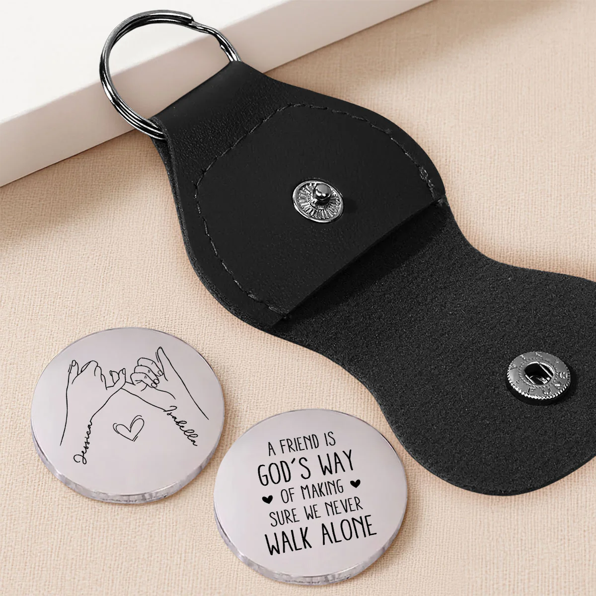 Never Walk Alone - Personalized Custom Pocket Hug - Image 2