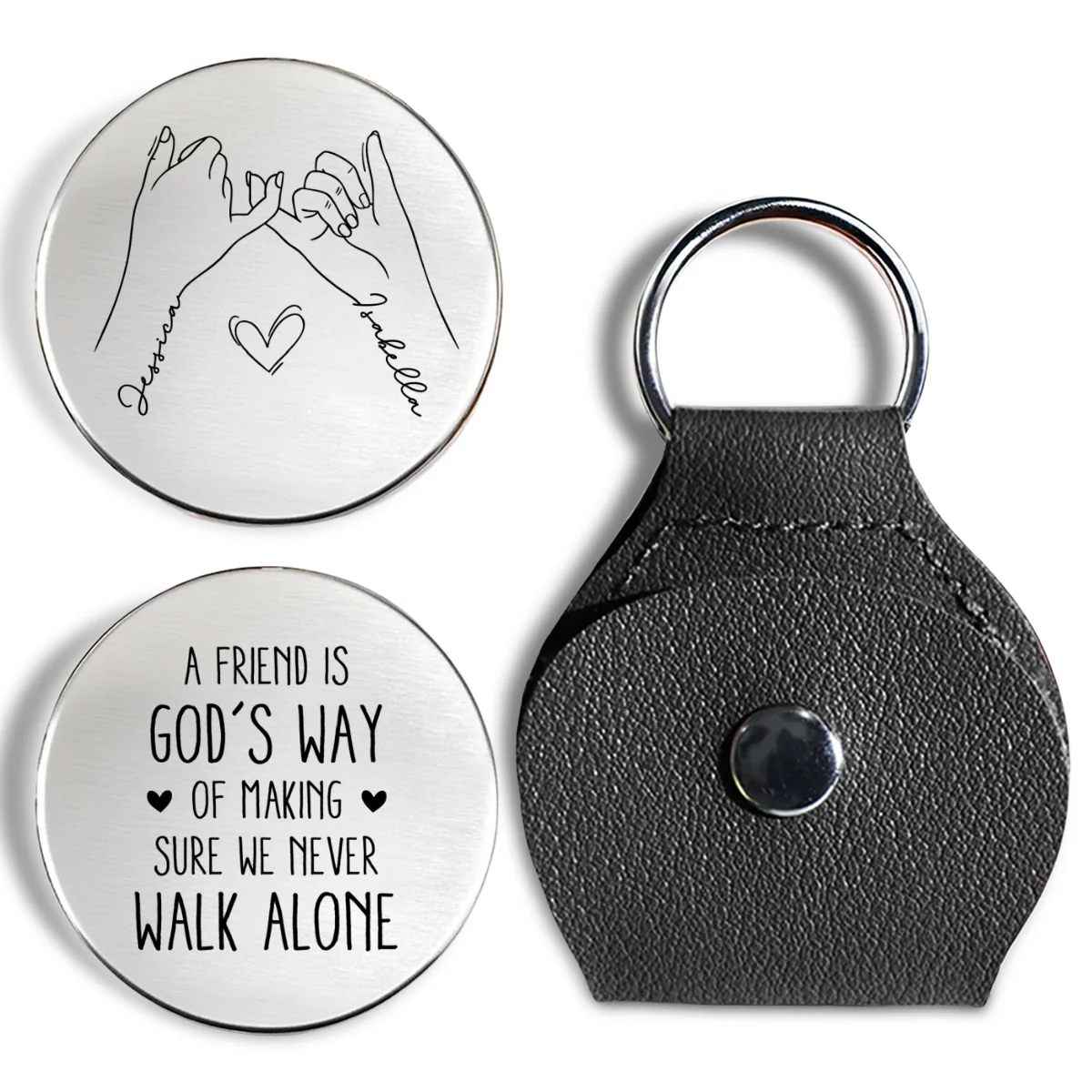 Never Walk Alone - Personalized Custom Pocket Hug - Image 7