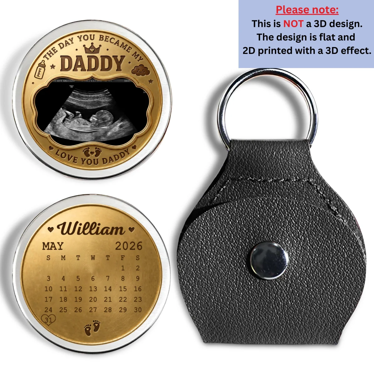 New Dad - Personalized Custom Pocket Hug - Image 8