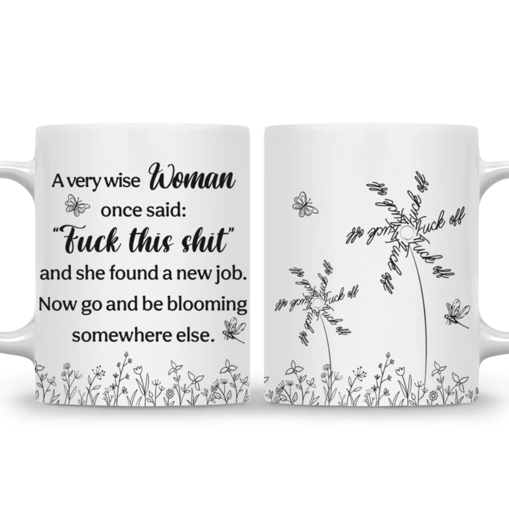 New Job But Same Hidden Sass - Personalized Custom Coffee Mug - Image 7