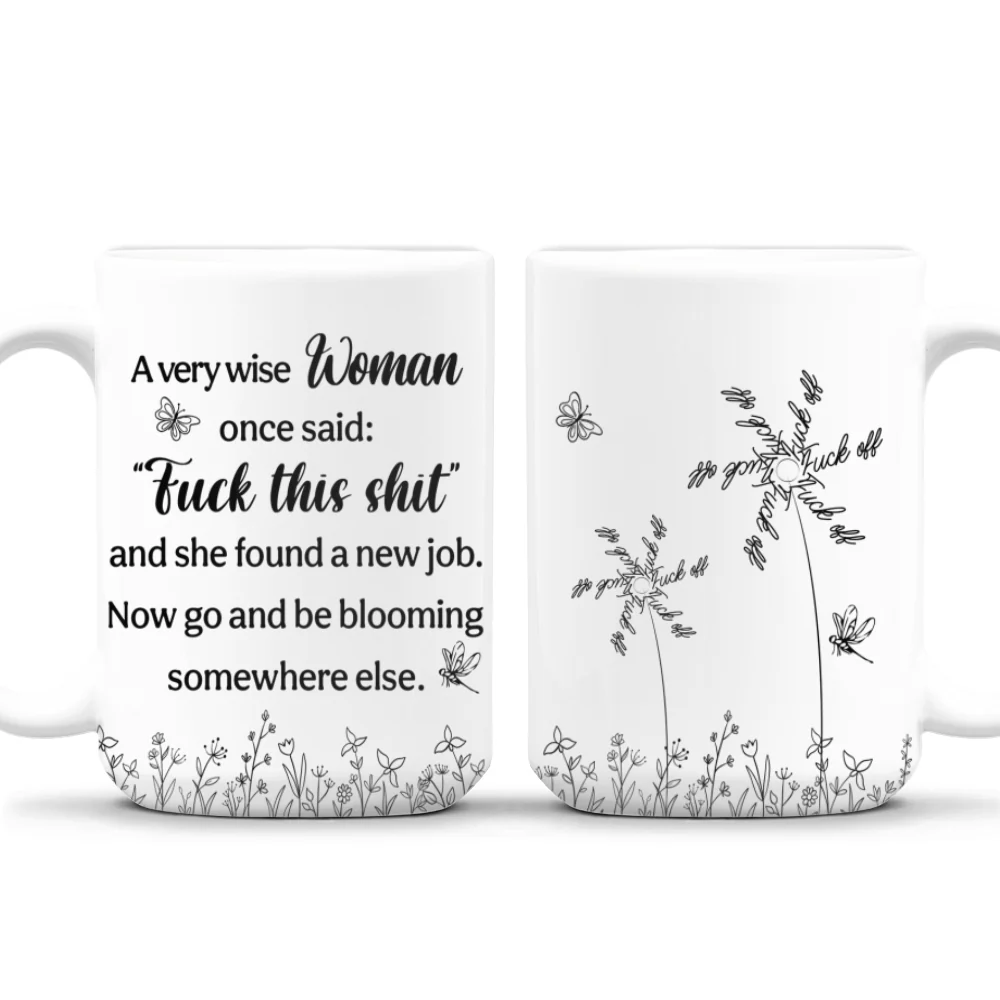 New Job But Same Hidden Sass - Personalized Custom Coffee Mug - Image 8