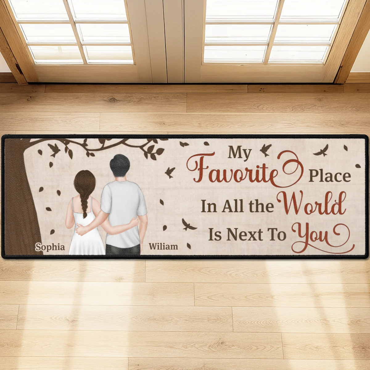 Next To You - Personalized Custom Runner Rug - Image 8
