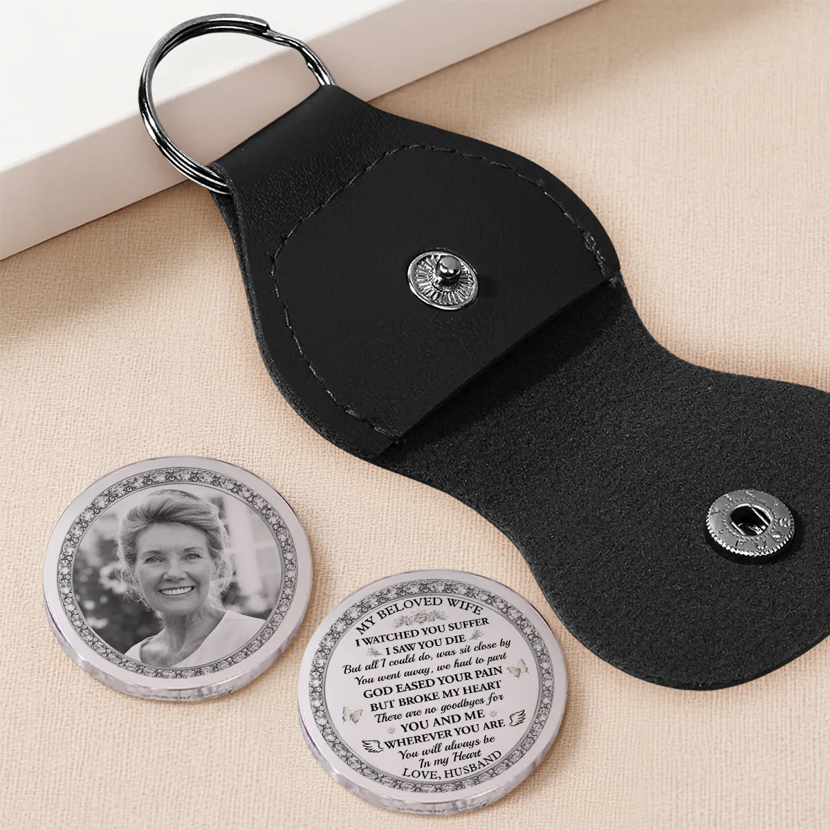 No Goodbyes - Personalized Custom Pocket Hug - Image 2