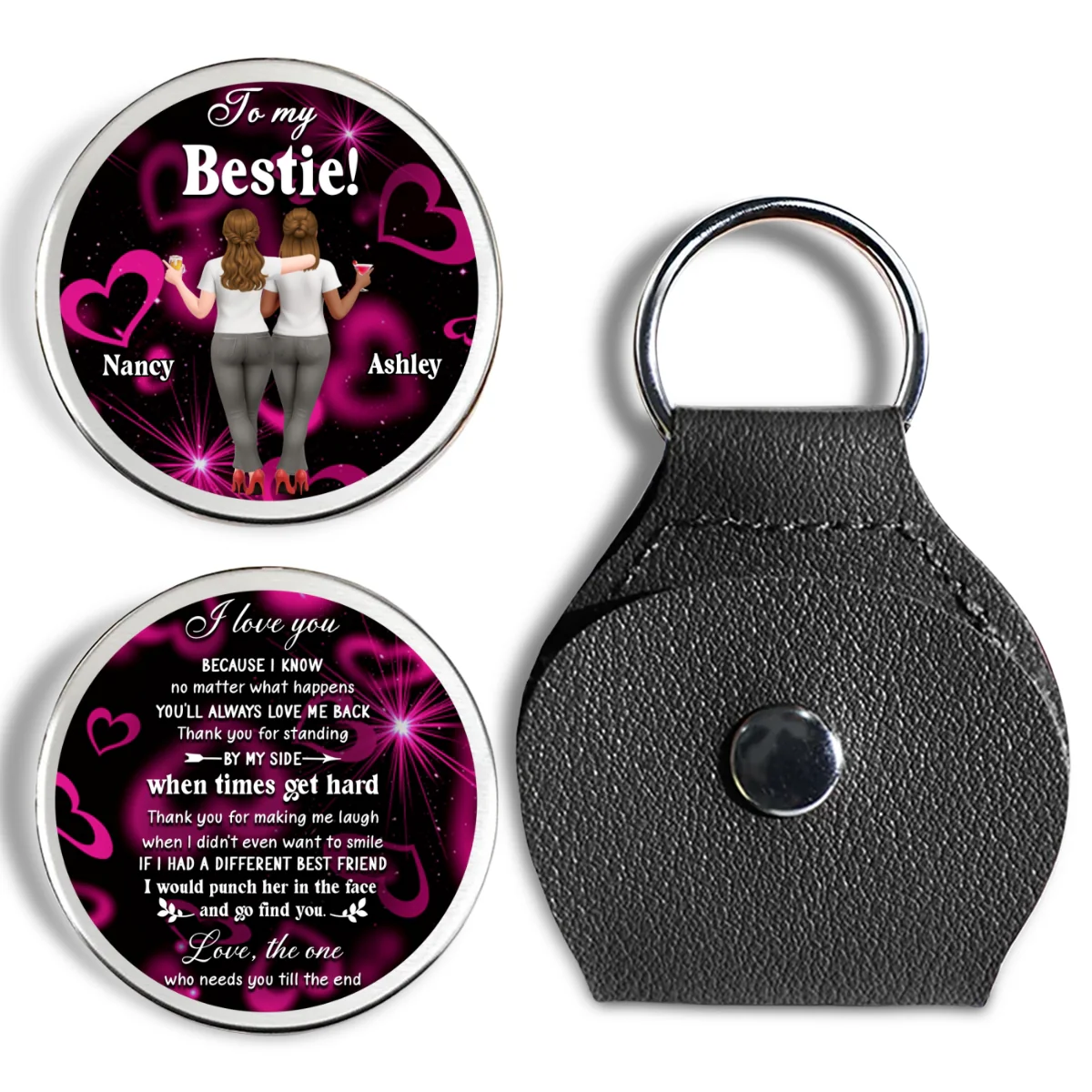 No Matter What Happens - Personalized Custom Pocket Hug - Image 7