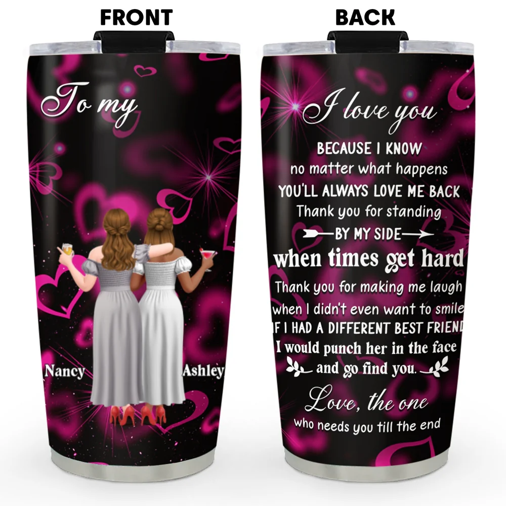 No Matter What Happens - Personalized Custom Tumbler - Image 7