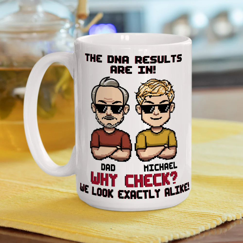 No Need To Check - Personalized Custom Coffee Mug - Image 5