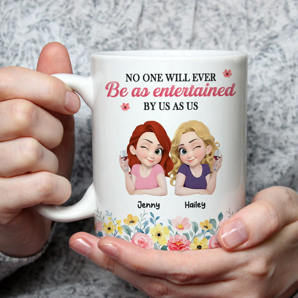 No One Entertained As Us - Personalized Custom Coffee Mug - Image 2
