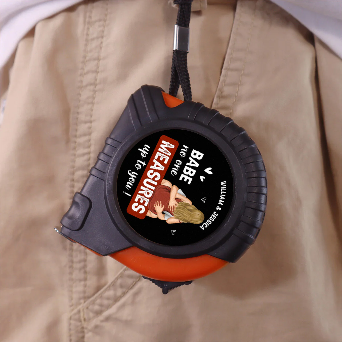 No One Measures - Personalized Custom Tape Measure - Image 3