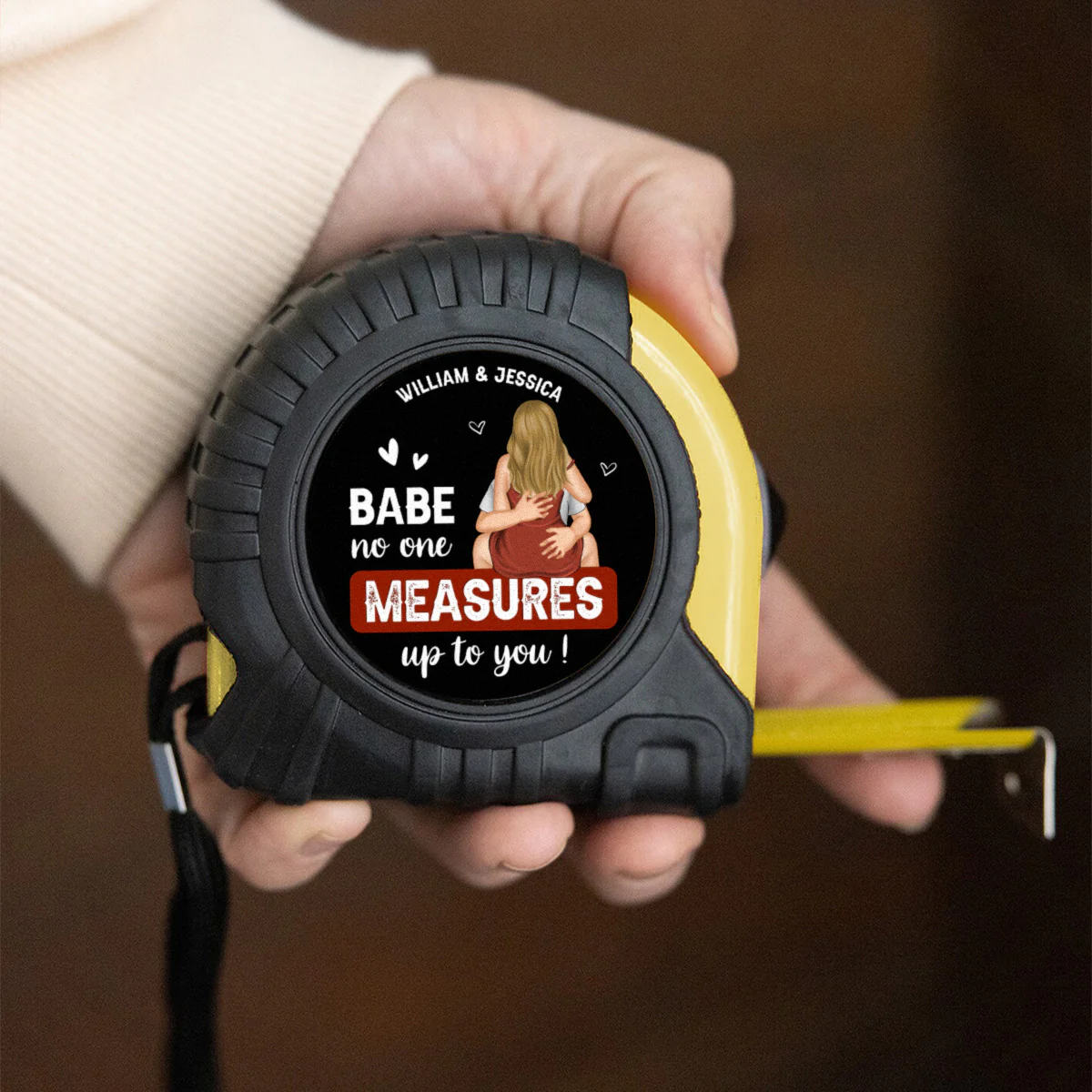 No One Measures - Personalized Custom Tape Measure - Image 4