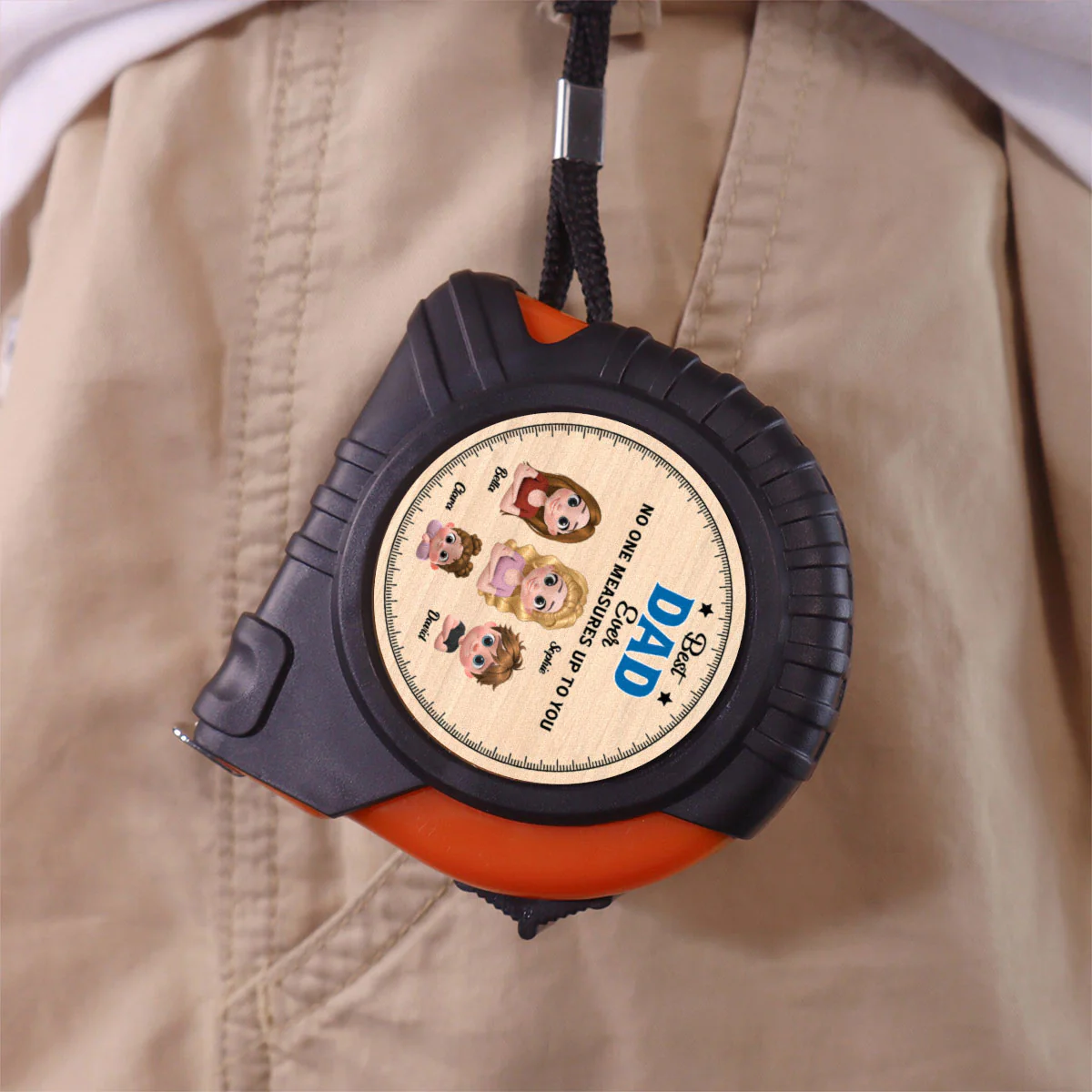 No One Measures Up To You - Personalized Custom Tape Measure - Image 3
