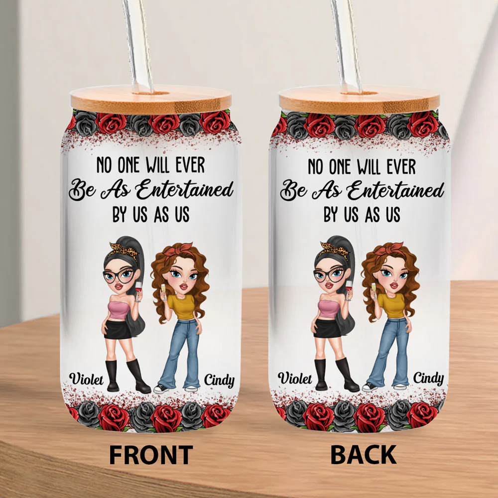 No One Will Ever - Personalized Custom Glass Can - Image 2