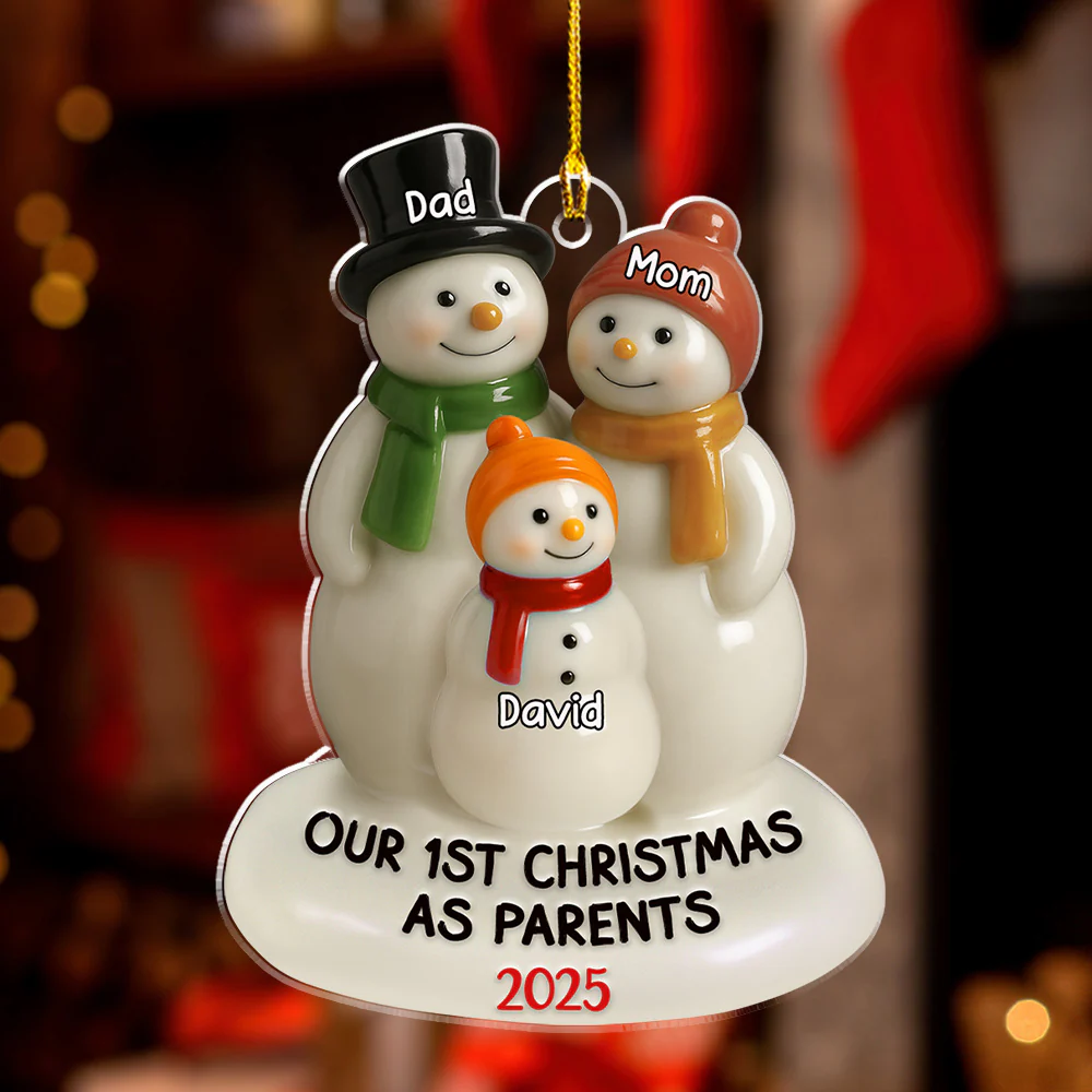 No Place Like Home - Personalized Custom Acrylic Ornament - Image 2