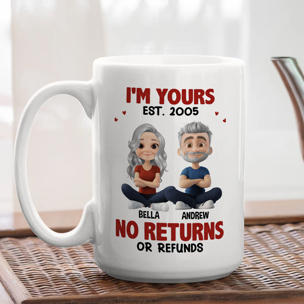 No Refunds - Personalized Custom Coffee Mug - Image 4