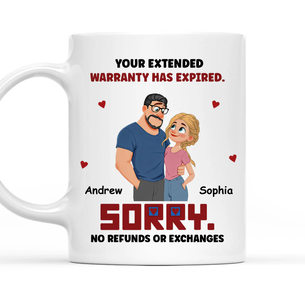 No Returns On This Love - Personalized Custom Coffee Mug