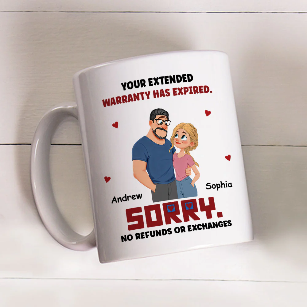 No Returns On This Love - Personalized Custom Coffee Mug - Image 2