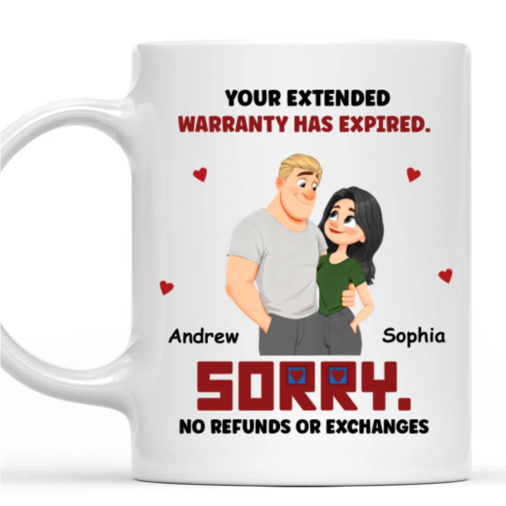 No Returns On This Love - Personalized Custom Coffee Mug - Image 7