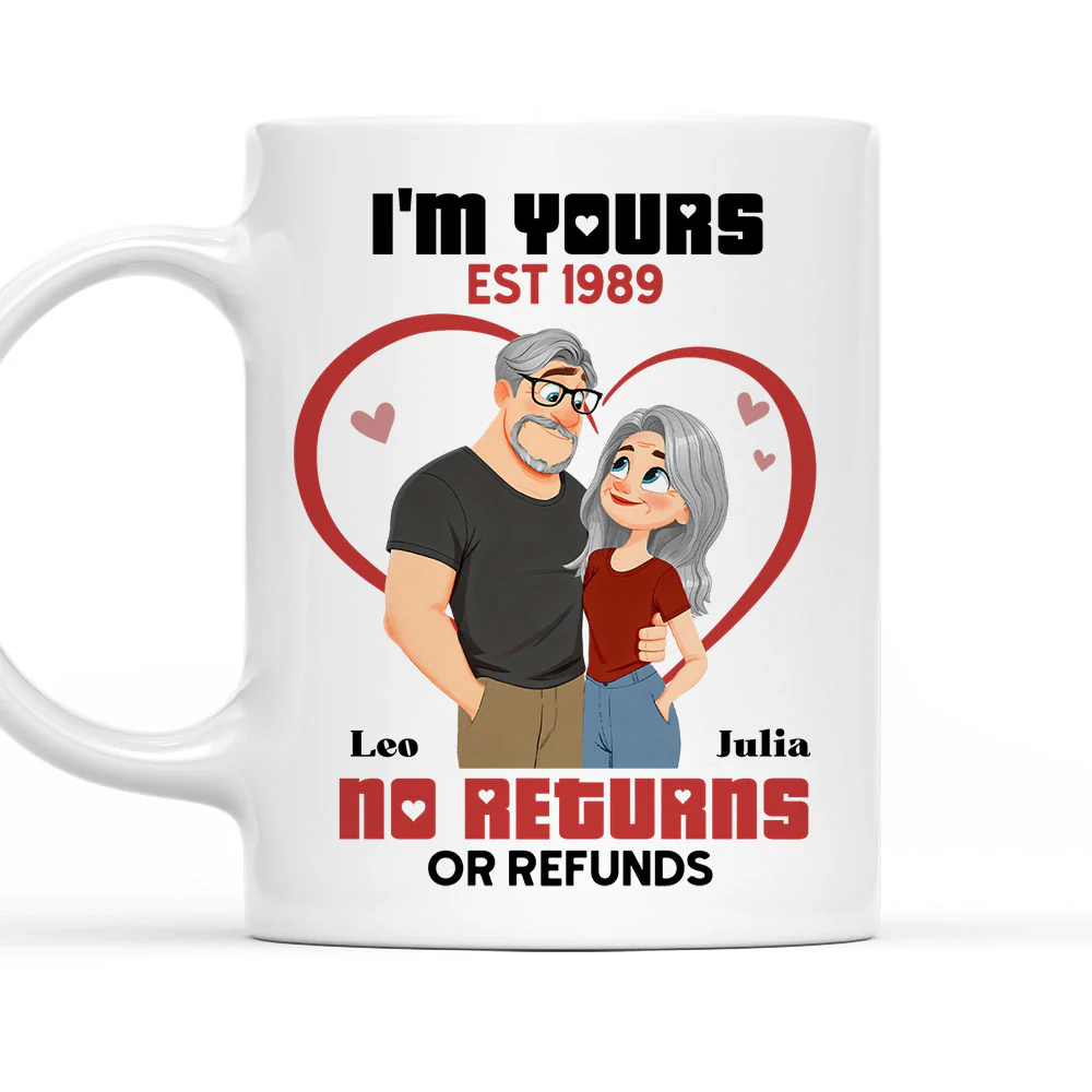 No Returns Or Refund - Personalized Custom Coffee Mug