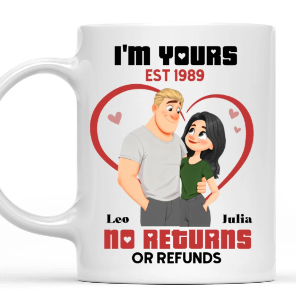 No Returns Or Refund - Personalized Custom Coffee Mug - Image 8