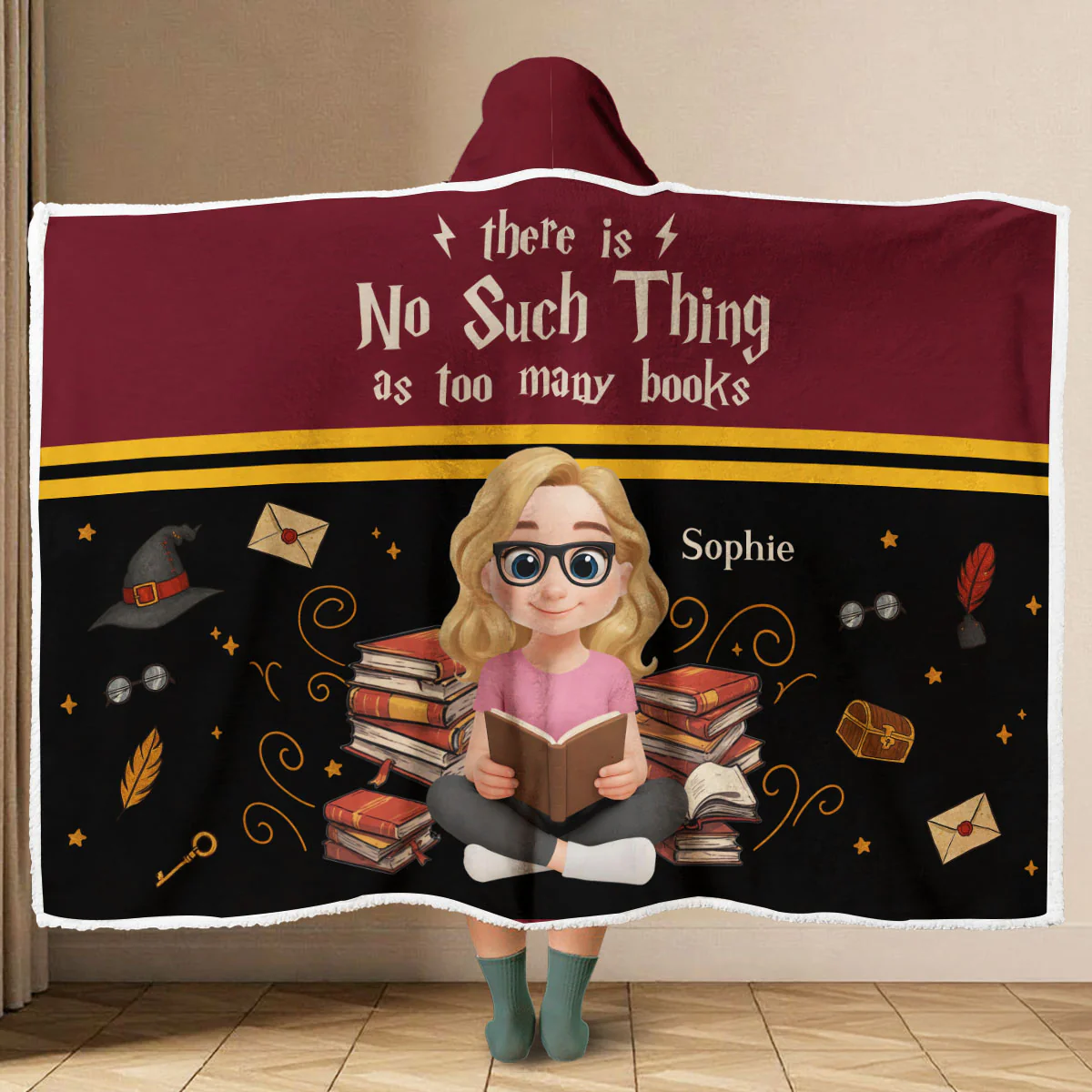 No Such Thing - Personalized Custom Hooded Blanket