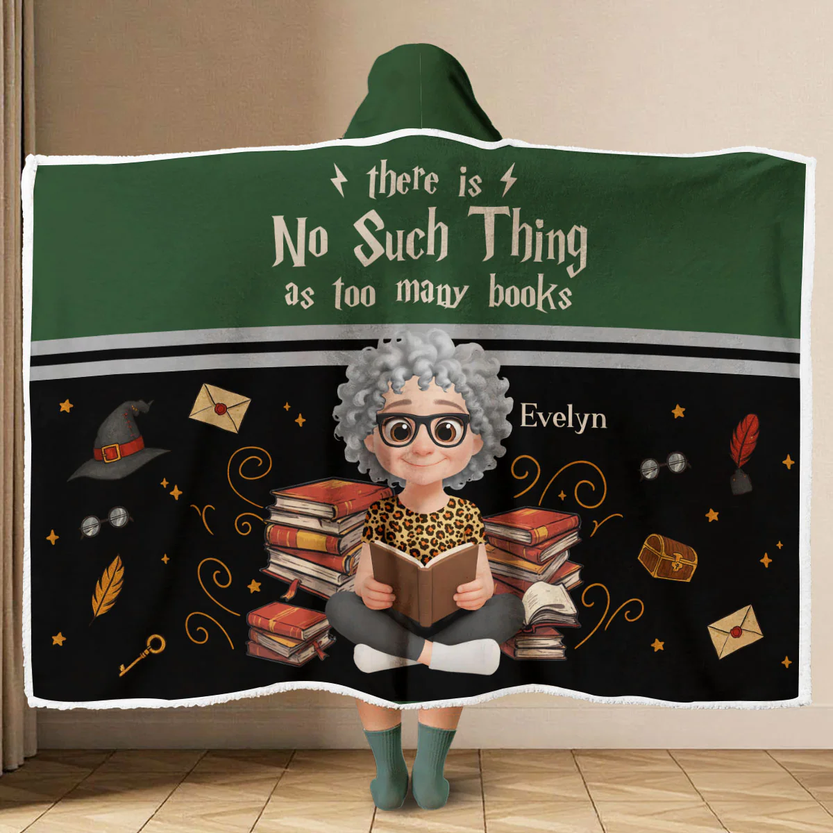 No Such Thing - Personalized Custom Hooded Blanket - Image 3