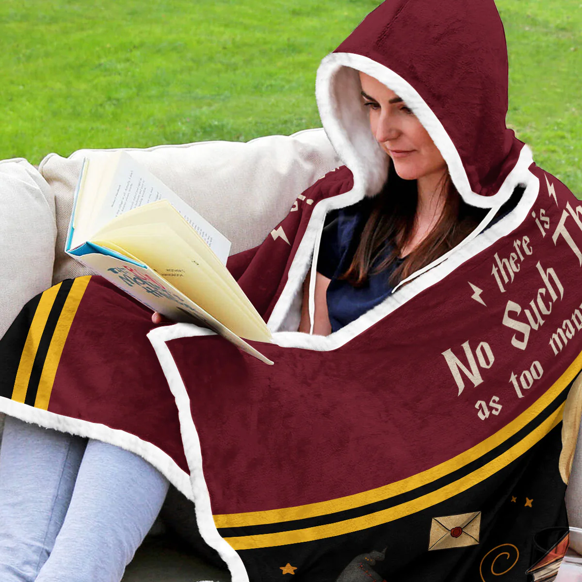 No Such Thing - Personalized Custom Hooded Blanket - Image 7