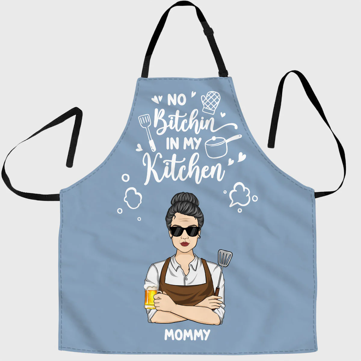 No Whining While I Am Dining - Personalized Custom Apron - Image 4