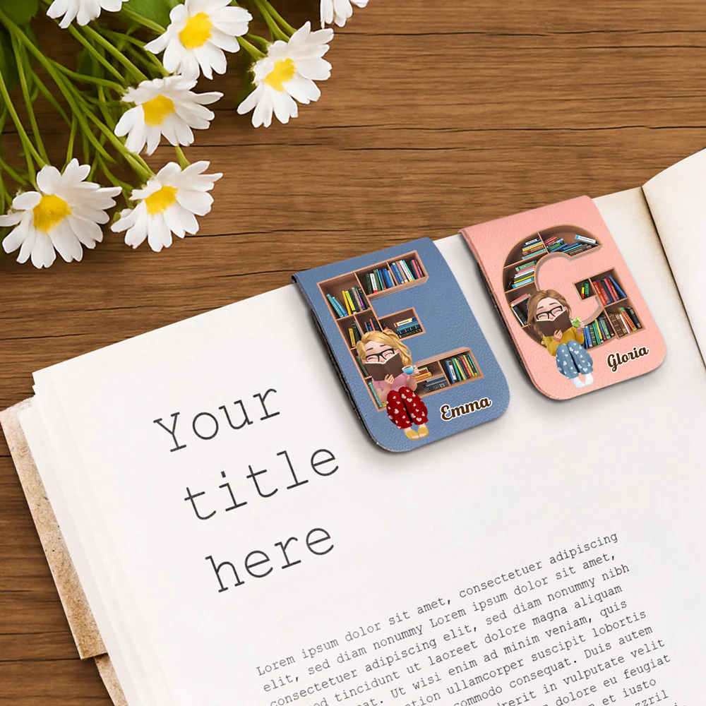 Not A Nerd - Personalized Custom Leather Bookmark - Image 2