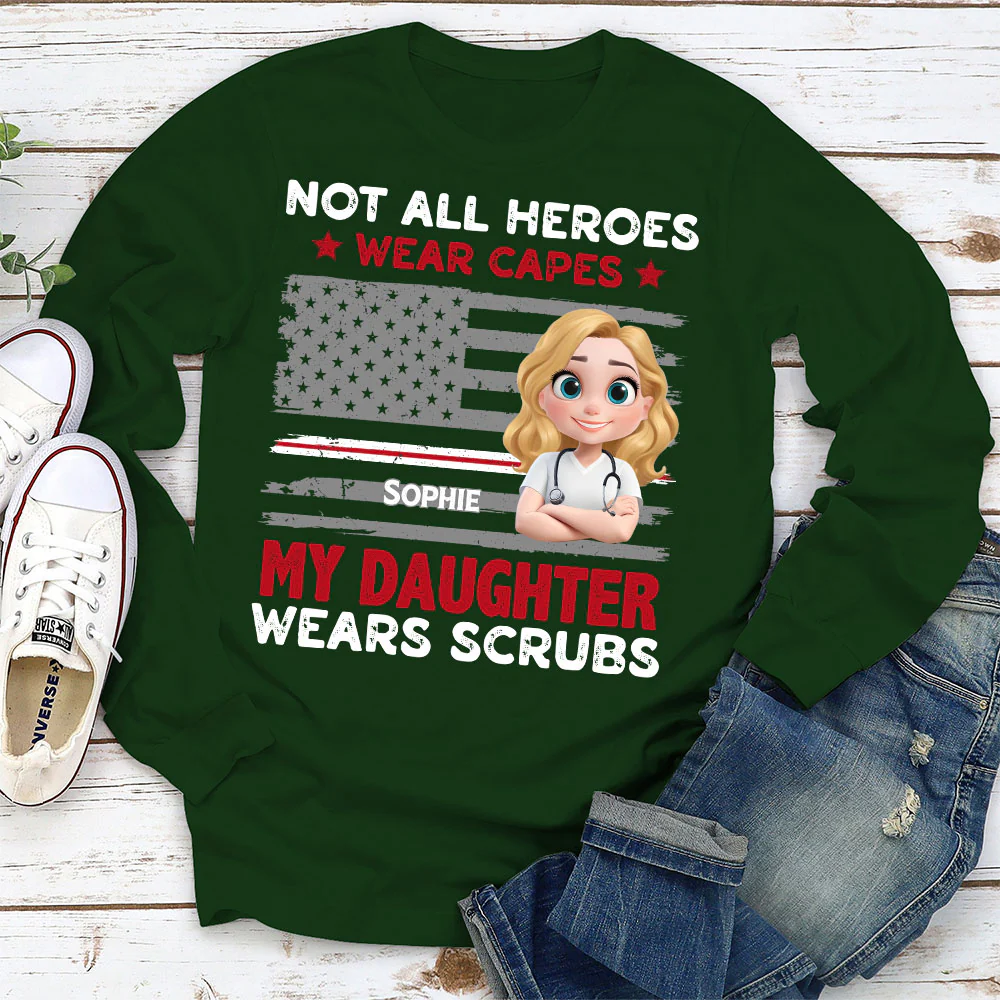Not All Heroes Wear Capes - Personalized Custom Shirt - Image 11