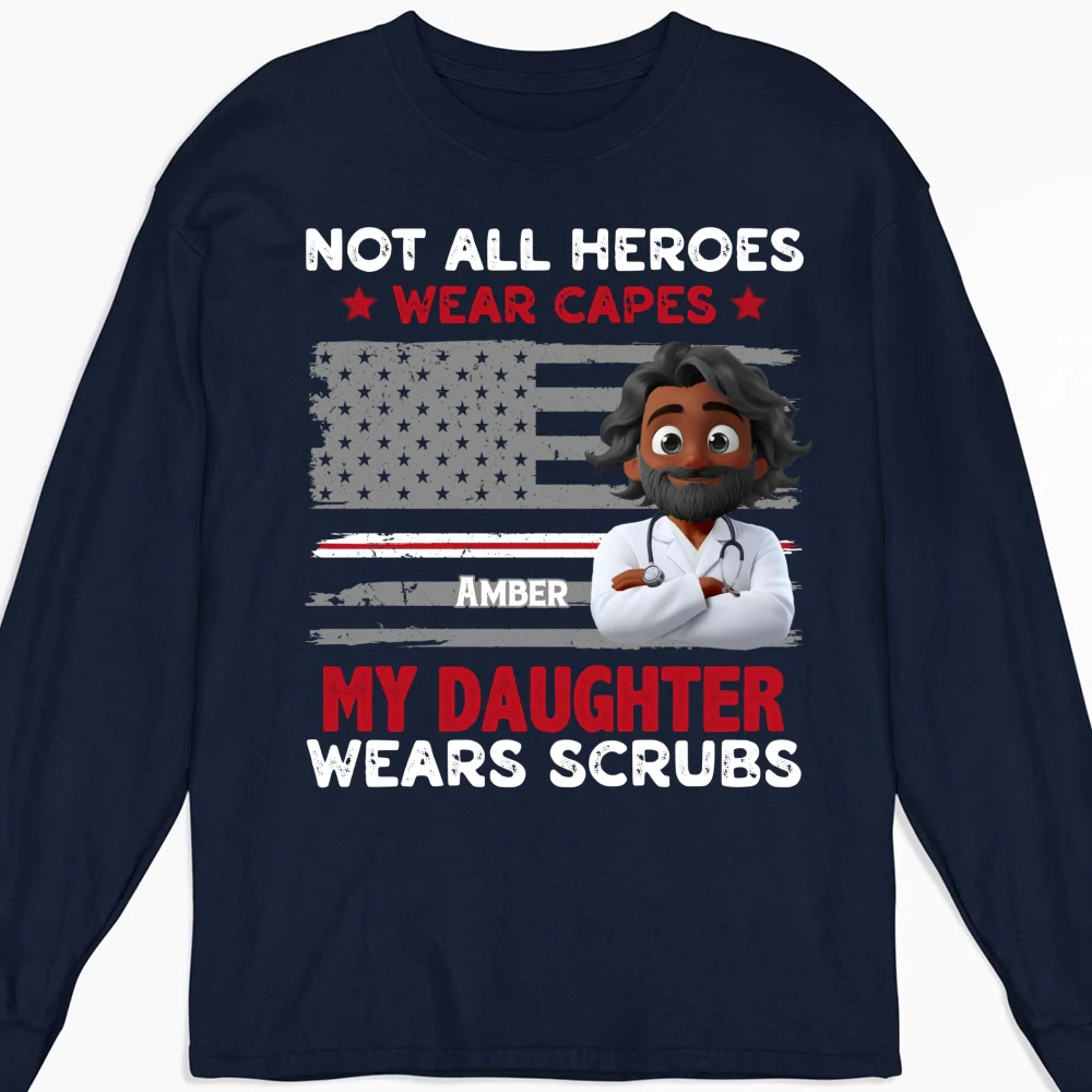 Not All Heroes Wear Capes - Personalized Custom Shirt - Image 21