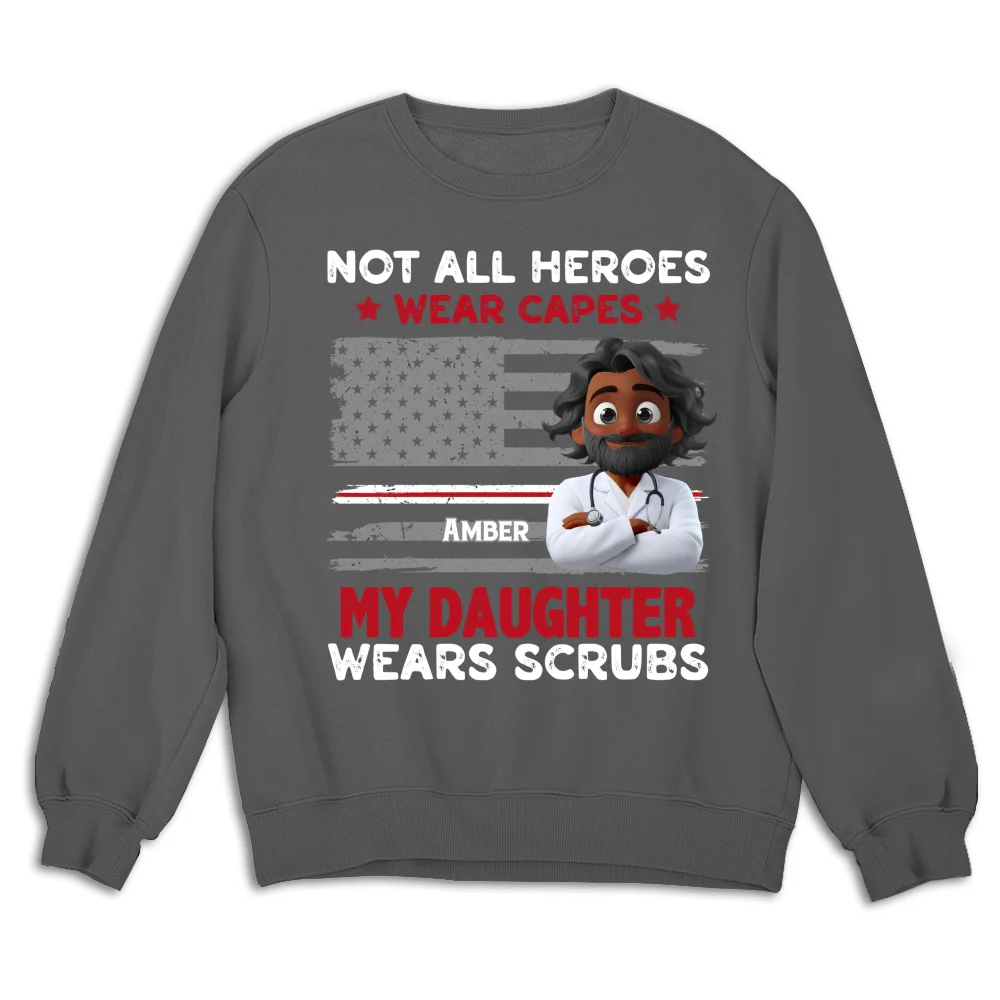 Not All Heroes Wear Capes - Personalized Custom Shirt - Image 23