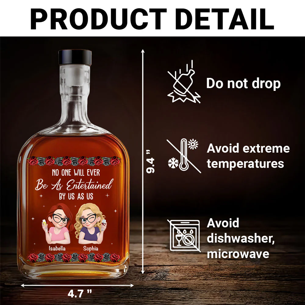 Not As Us - Personalized Custom Spirits Decanter - Image 4