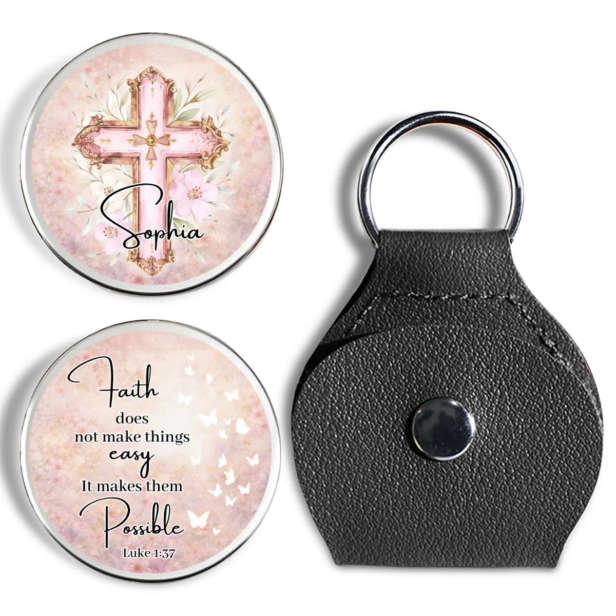 Not Easy But Possible - Personalized Custom Pocket Hug - Image 7