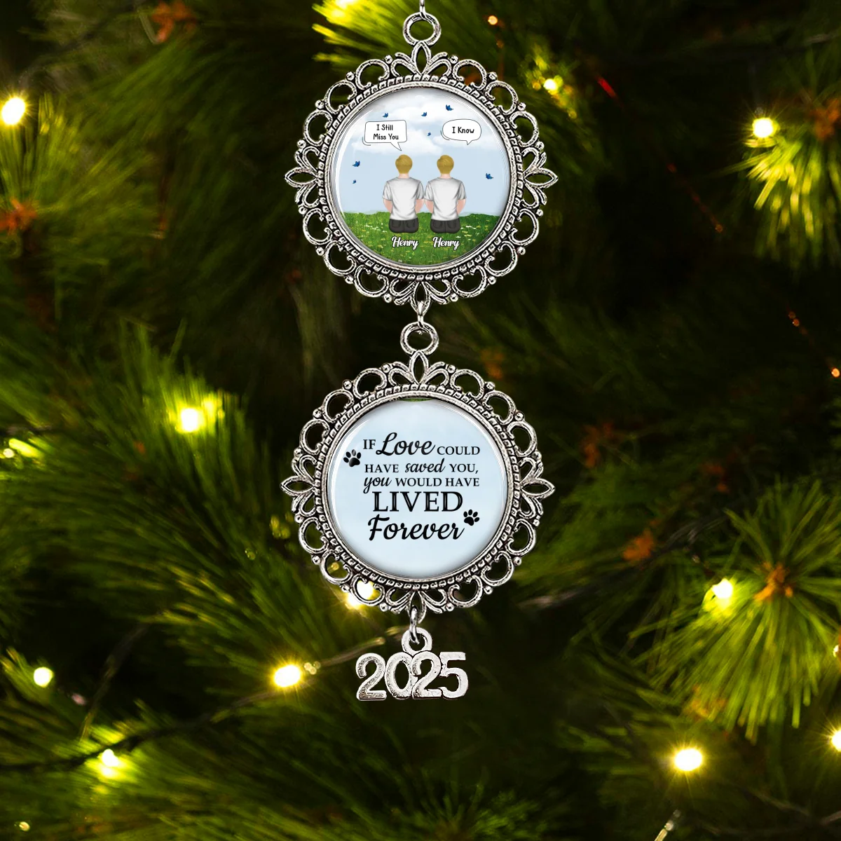 Not Even Love Could Save You - Personalized Custom Charming Ornament - Image 6