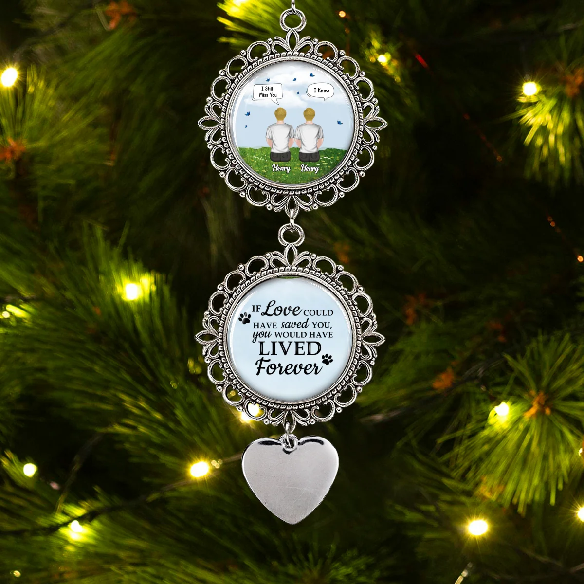 Not Even Love Could Save You - Personalized Custom Charming Ornament - Image 7