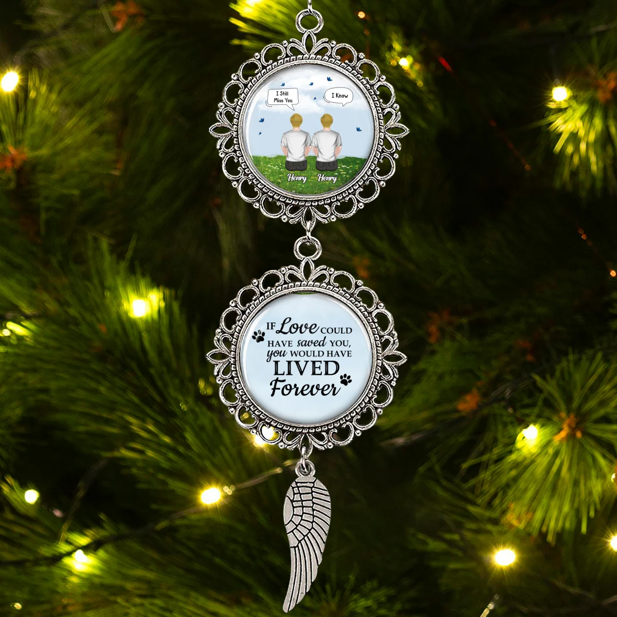 Not Even Love Could Save You - Personalized Custom Charming Ornament - Image 8