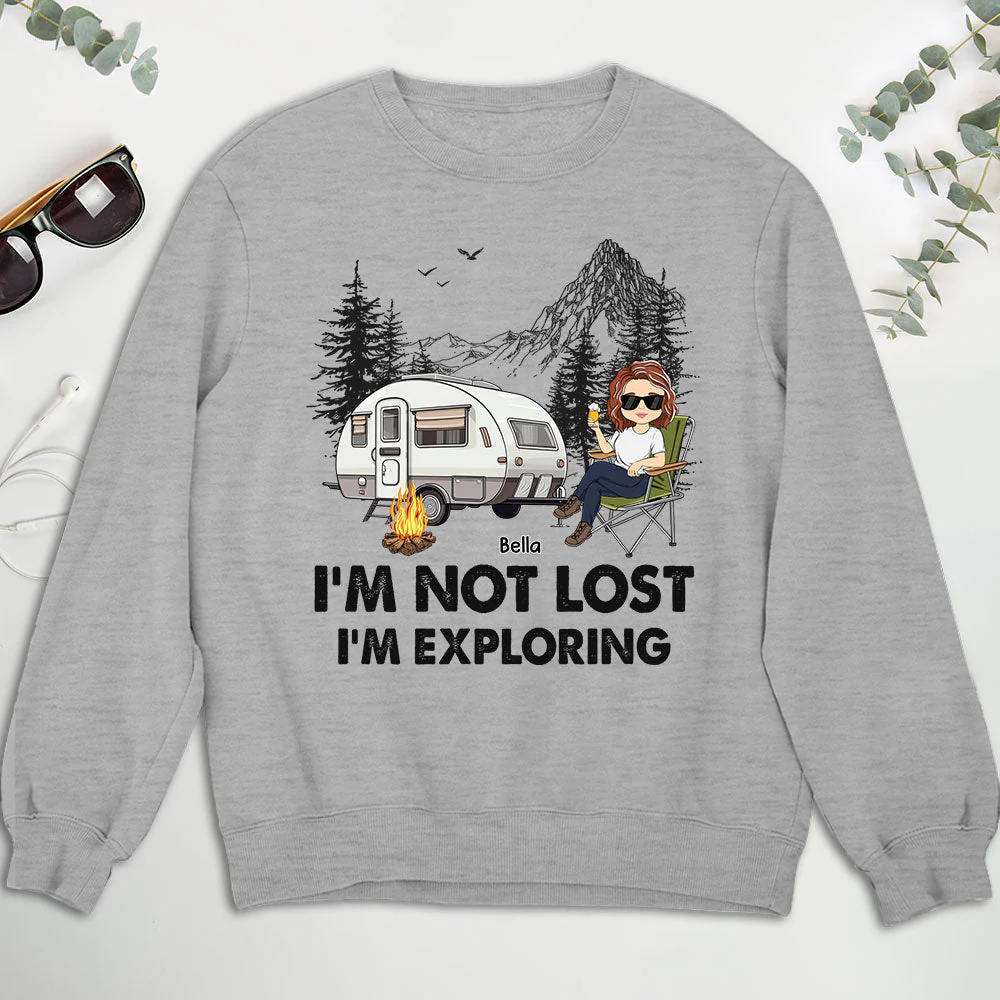 Not Lost - Personalized Custom Sweatshirt - Image 2